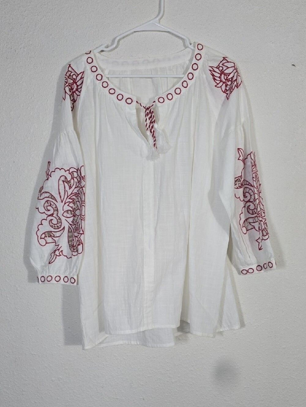 White Linen-Cotton Shirt
